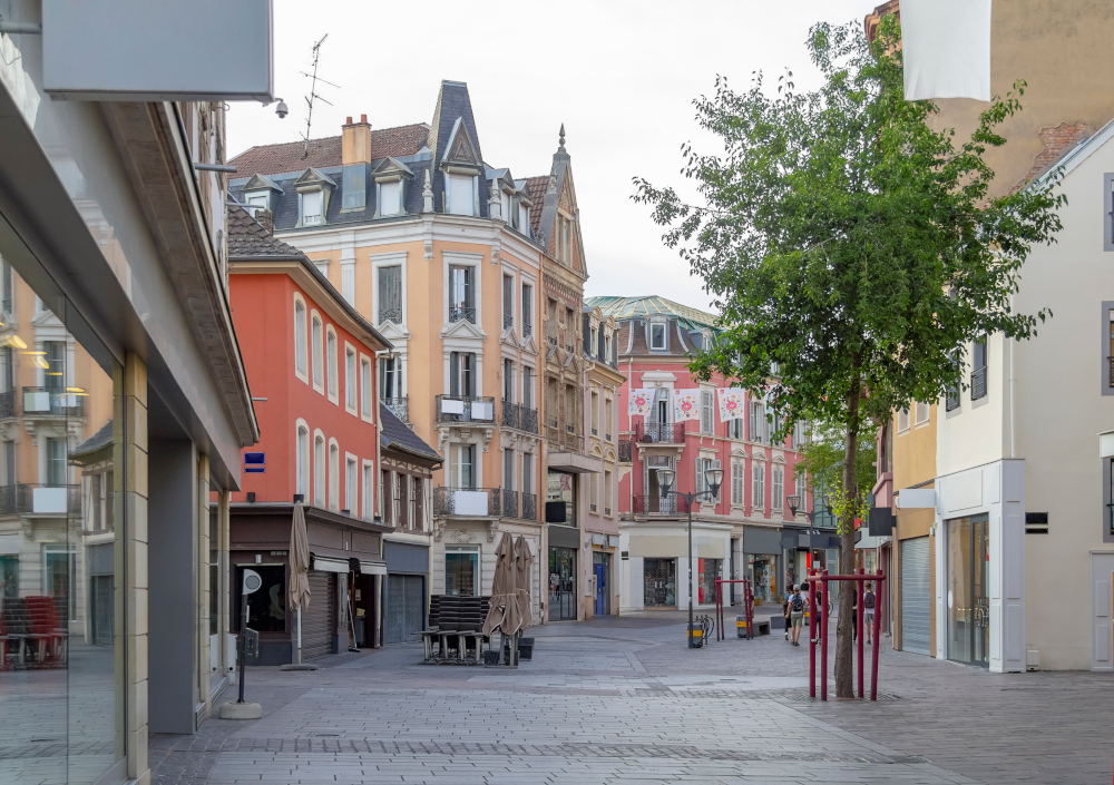 Centre ville de Mulhouse - Licence Premium Magnific.com